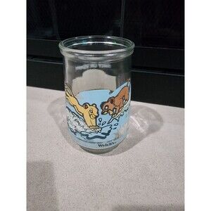 The Lion King 2 Welch's Jelly Glass Jar #5 1998 Disney Simba's Pride Nala Pumba